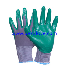 13 Gauge Nylon Nitrile Glove, Finger Screen Touch